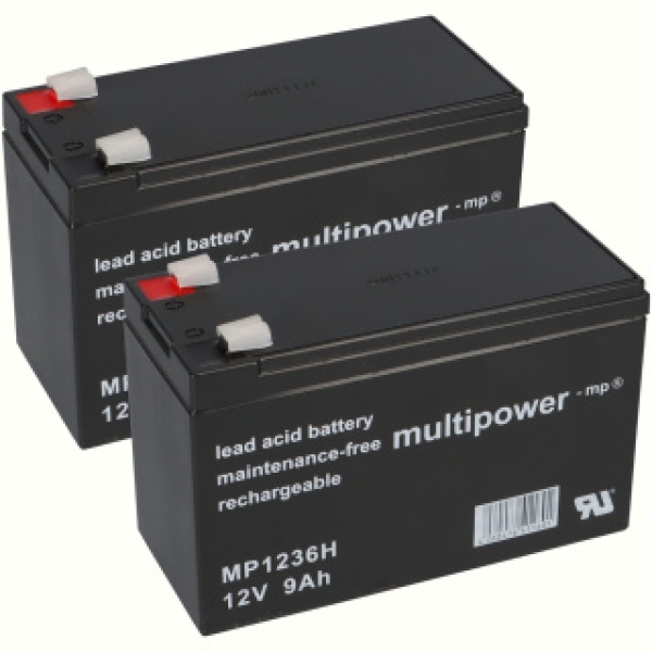 Ersatzakku für Best Power B610 700VA Markenakku 2x 12V 9Ah USV